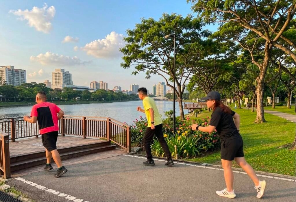 慈惠青足團籌備團隊於 Taman Tasik Titiwangsa 進行 Fun Run 場地考察